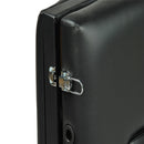 YES4HOMES Black 3 Fold Portable Aluminium Massage Table Massage Bed Beauty Therapy - Online Only