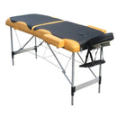 YES4HOMES 2 Fold Portable Aluminium Massage Table Massage Bed Beauty Therapy - Online Only