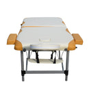 YES4HOMES 2 Fold Portable Aluminium Massage Table Massage Bed Beauty Therapy - Online Only