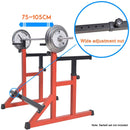 Squat Rack Barbell Rack Dip Station Home Fitness GYM Bench Press Bar Weight Lifting Strength Training (Online Only)