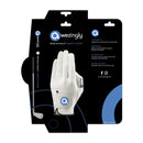 Awezingly Premium Quality Cabretta Leather Golf Glove for Men - White (M) - ONLINE ONLY