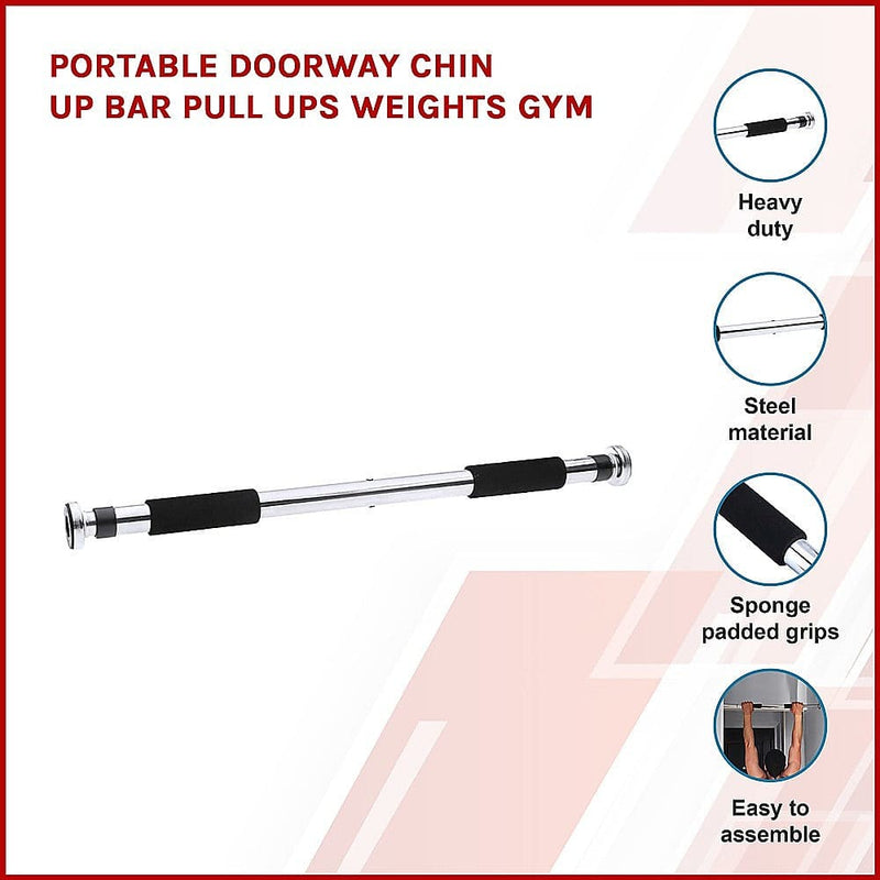 Portable Doorway Chin Up bar [ONLINE ONLY]