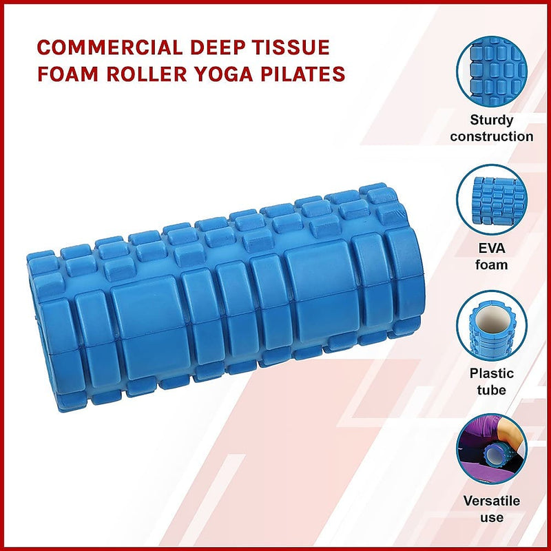 Commercial Deep Tissue Foam Roller Yoga Pilates [ONLINE ONLY]