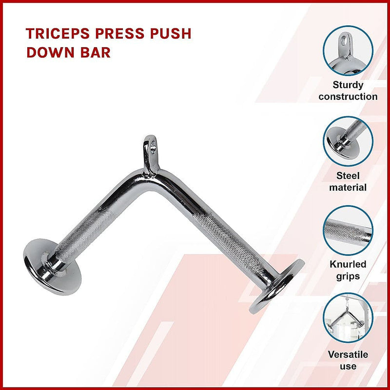 Triceps Press Push Down Bar [ONLINE ONLY]