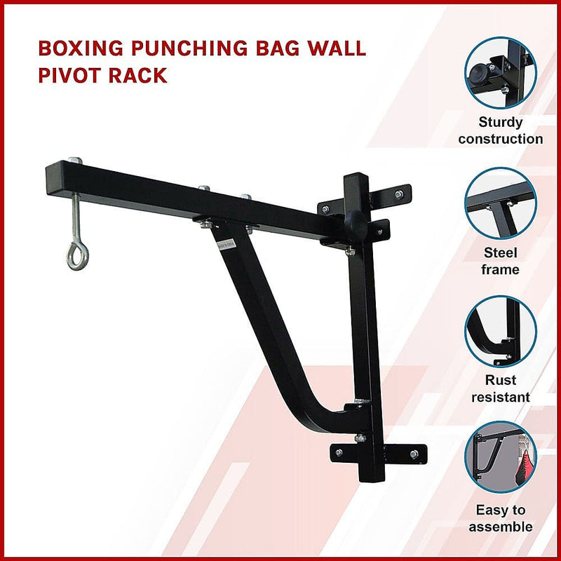 Boxing Punching Bag Wall Pivot Rack [ONLINE ONLY]
