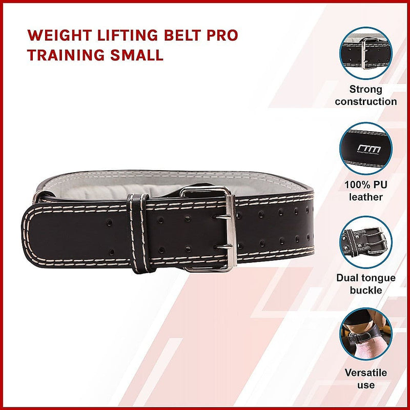 Weight Lifting Belt Pro Training Small [ONLINE ONLY]