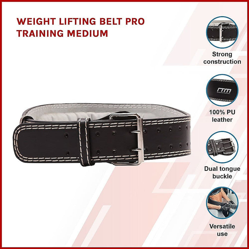Weight Lifting Belt Pro Training Medium [ONLINE ONLY]