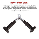 Randy & Travis Rubber-Coated Tricep Pushdown Bar Attachment [ONLINE ONLY]