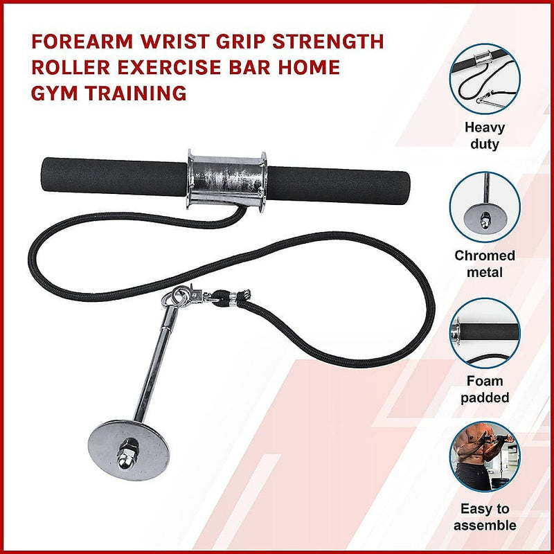 Forearm Wrist Grip Strength Roller [ONLINE ONLY]