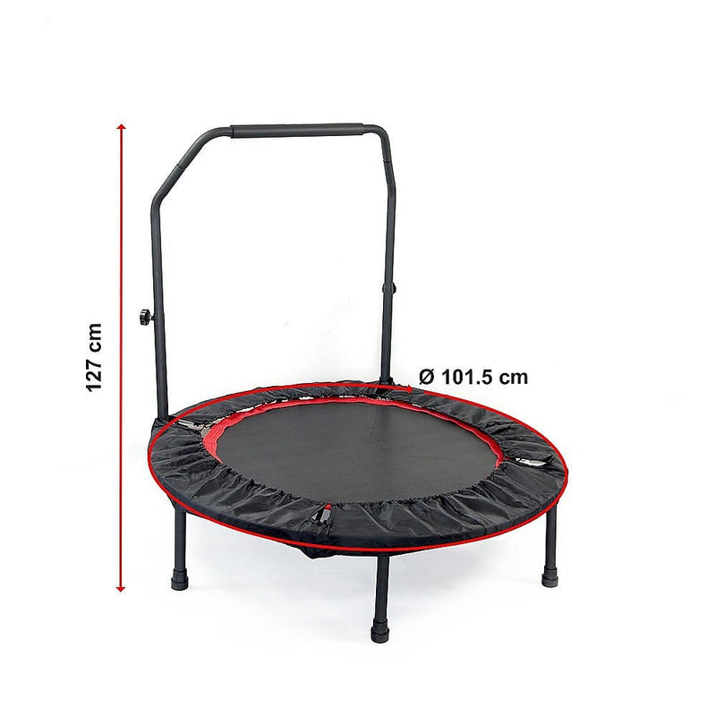 Mini Rebounder Trampoline With Handle Rail [ONLINE ONLY]