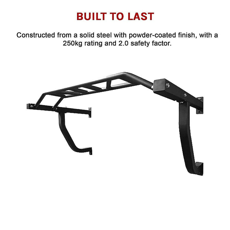 Wall Mounted Multi Grip Chin Up Bar [ONLINE ONLY]