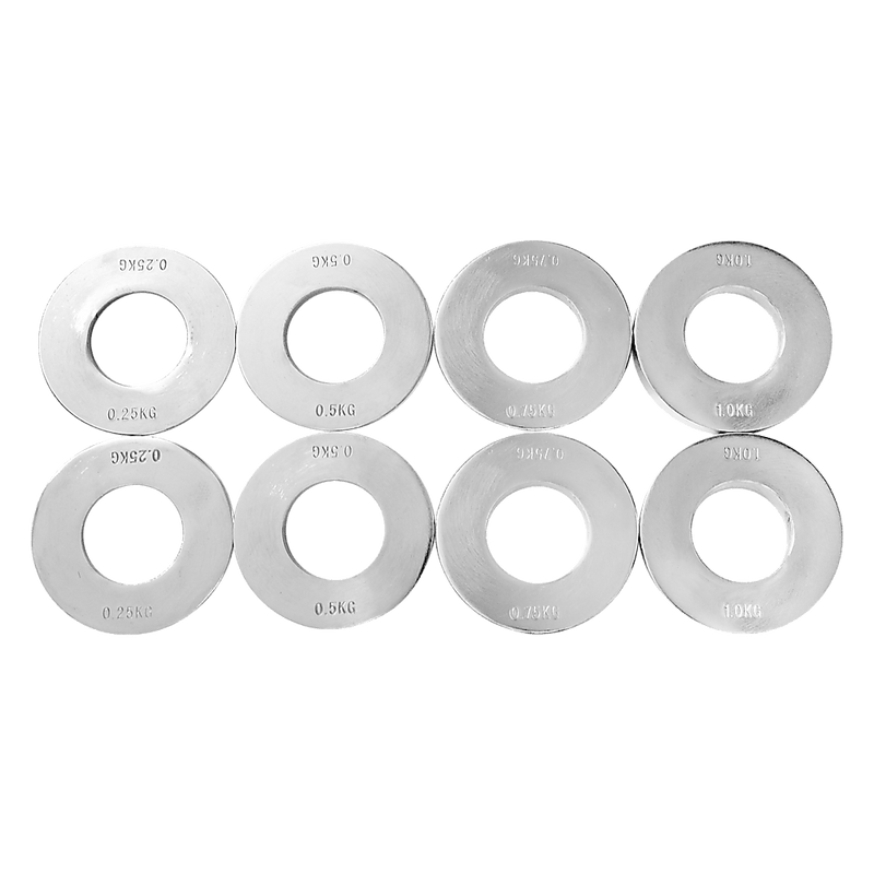 Chrome Metric Fractional Olympic Weight Plates 0.25 -1.0kg [ONLINE ONLY]