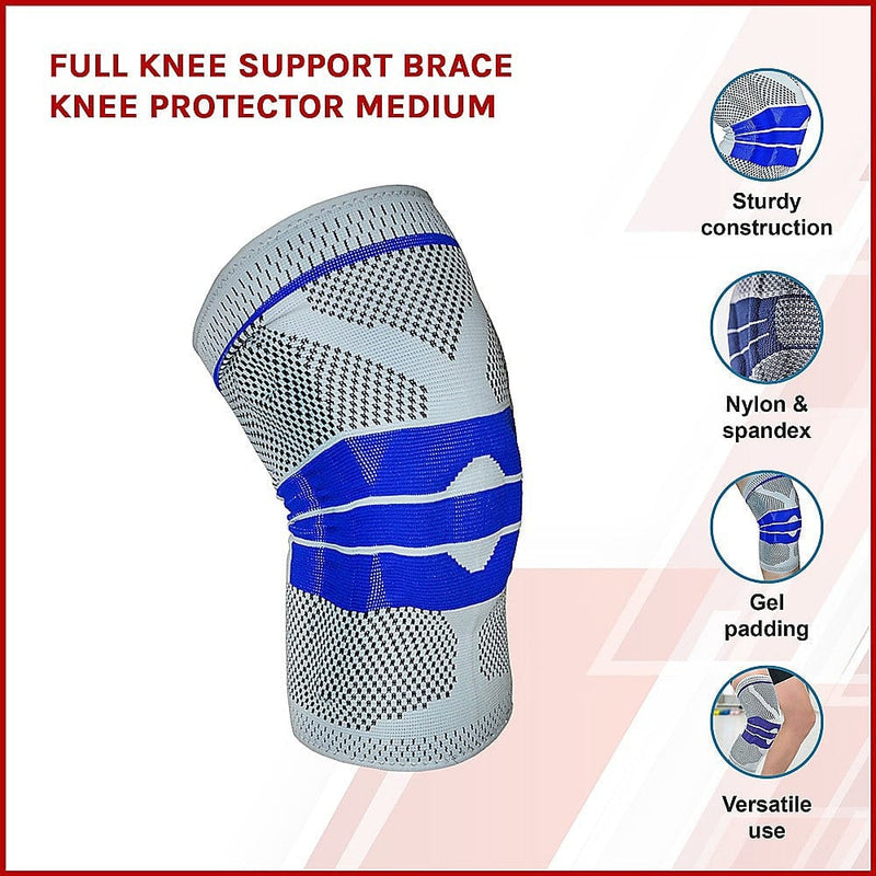 Full Knee Support Brace Knee Protector Medium [ONLINE ONLY]