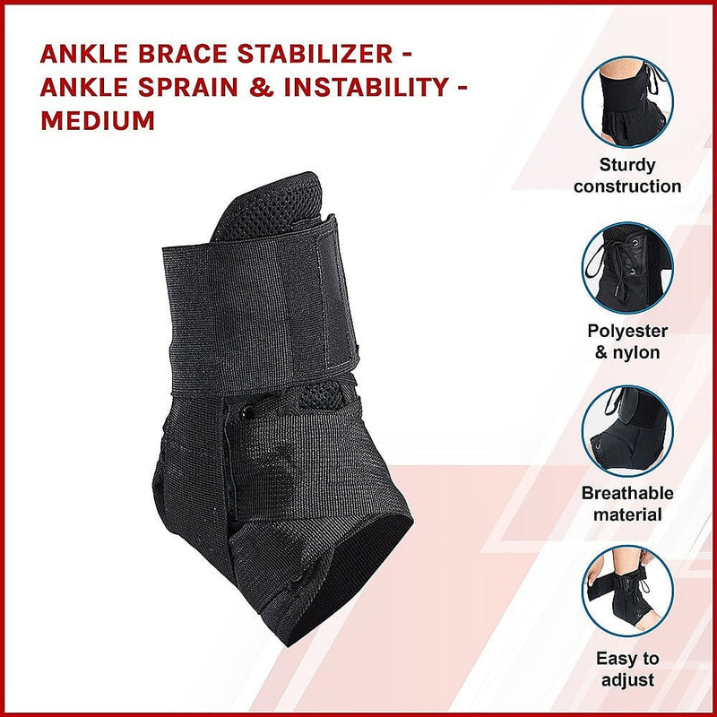 Ankle Brace Stabilizer - Ankle sprain & instability - MEDIUM [ONLINE ONLY]