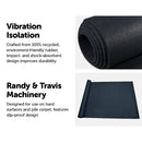 2m Gym Rubber Floor Mat Reduce Treadmill Vibration [ONLINE ONLY]