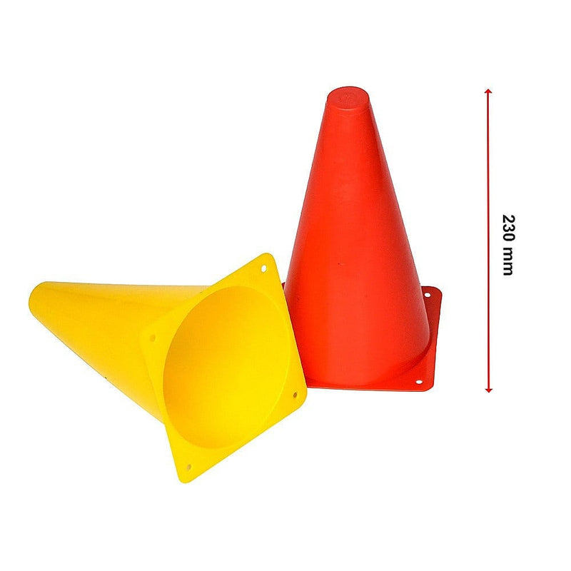 230mm Training Cones Set Witches Hat Football Soccer Rugby Traffic [ONLINE ONLY]