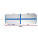 4m Inflatable Air Track Gym Mat Airtrack Tumbling Gymnastics Tumbling with Pump [ONLINE ONLY]