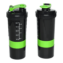 2x Protein Gym Shaker Premium 3 in 1 Smart Style Blender Mixer Cup Bottle Spider [ONLINE ONLY]