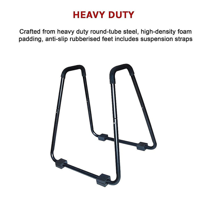 Heavy Duty Body Press Core Bars Push Up Home Gym Parallette Stand [ONLINE ONLY]