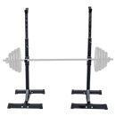 Pair of Adjustable Squat Rack Sturdy Steel Barbell Bench Press Stands GYM/HOME (Online Only)