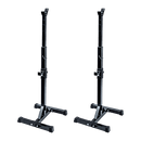 Pair of Adjustable Squat Rack Sturdy Steel Barbell Bench Press Stands GYM/HOME (Online Only)