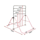 Kids Gymnastics Bars Training Horizontal Bar Monkey Kip Bar Pink [ONLINE ONLY]