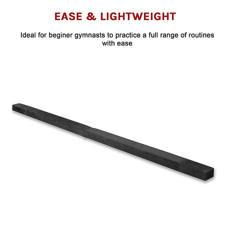 2.2m Gymnastics Folding Balance Beam Black [ONLINE ONLY]