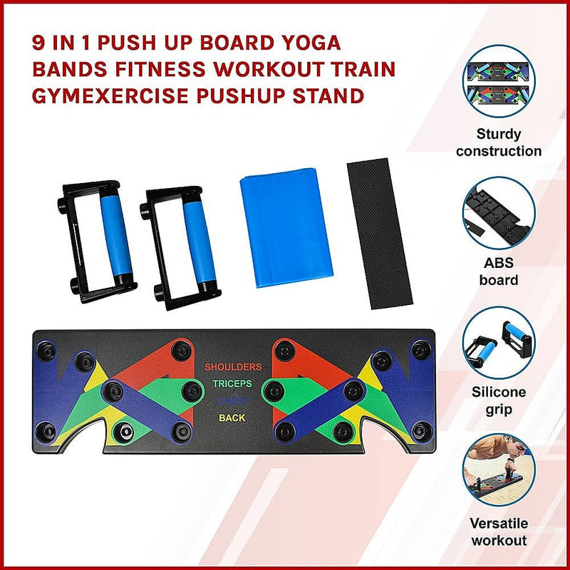 9 in 1 Function Push Up Stand [ONLINE ONLY]