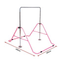Kids Gymnastics Bars Training Horizontal Bar Monkey Kip Bar Pink [ONLINE ONLY]