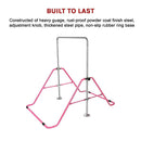Kids Gymnastics Bars Training Horizontal Bar Monkey Kip Bar Pink [ONLINE ONLY]