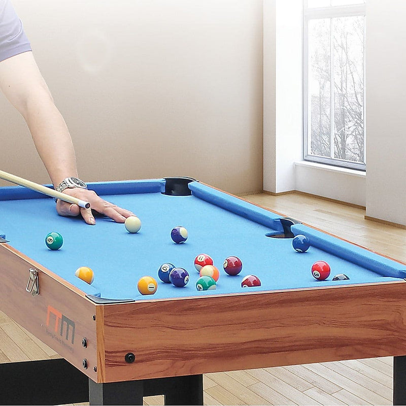 4FT 3-in-1 Games Foosball Soccer Hockey Pool Table - ONLINE ONLY