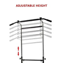 Adjustable Power Tower Dip Bar Pull Up Stand Fitness Station [ONLINE ONLY]