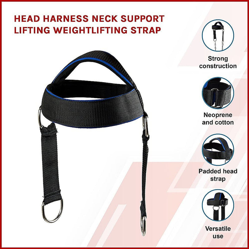 Head Harness Neck Support Lifting Weightlifting Strap [ONLINE ONLY]