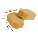 Natural Cork Octagon Yoga Blocks Brick Exercise 2 pcs Set Eco Non-Slip [ONLINE ONLY]