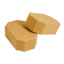 Natural Cork Octagon Yoga Blocks Brick Exercise 2 pcs Set Eco Non-Slip [ONLINE ONLY]