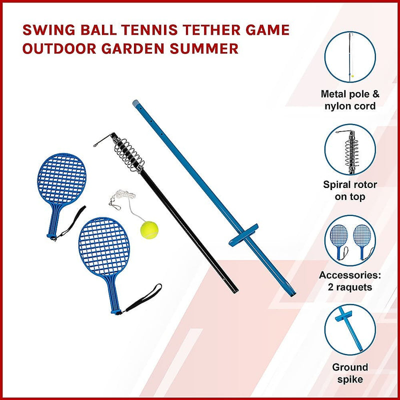 Swing Ball Tennis Tether Game Outdoor Garden Summer - ONLINE ONLY