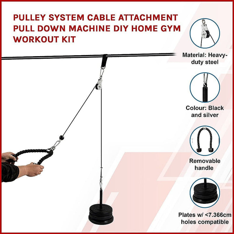 Pulley System Cable Attachment Pull Down Machine [ONLINE ONLY]