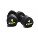 ZIVA Urethane Tribell Studio Dumbbell - 4kg (pair) - Clearance Sale