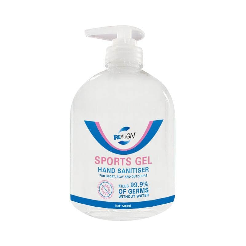 ReAlign Sports and Hand Sanitiser - Aloe Vera Extract, 500ML