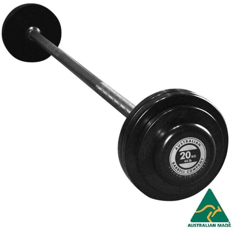 Chrome Fixed Barbell with a Flush Fitting End