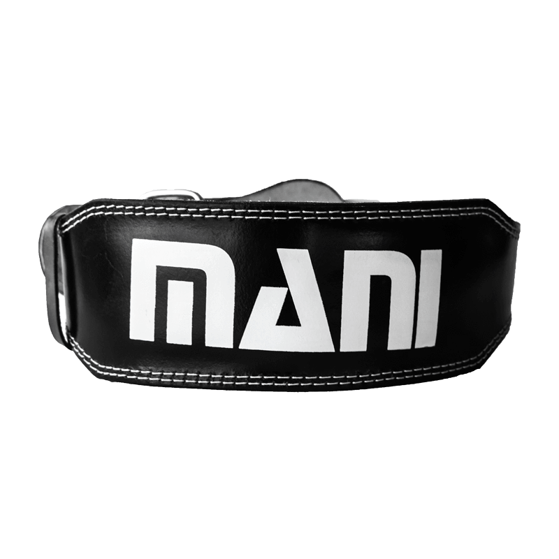 Mani Leather Weight Lifting Belt 4 inch