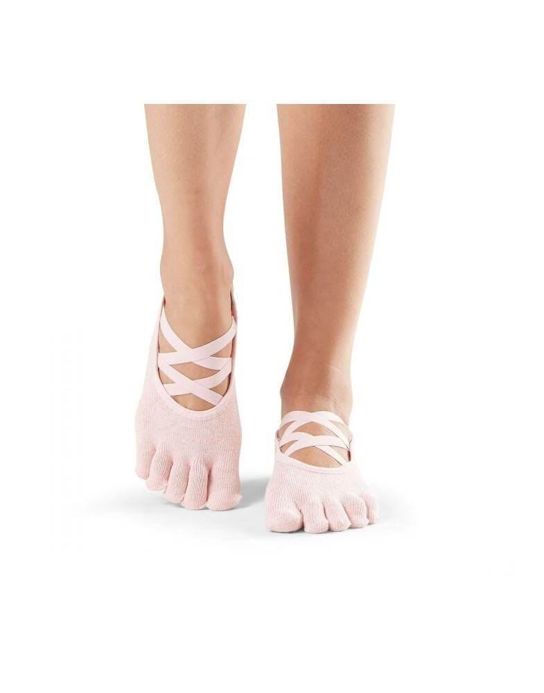 ELLE Grip Full Toe Sock, Pink