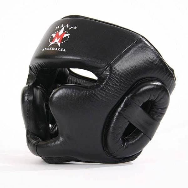 Deluxe Leather Full Face Pre-Moulded Head Guard