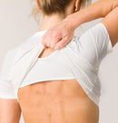 Swedish Posture - Reminder Posture T-Shirt for Women - Posture Corrector, Black or White