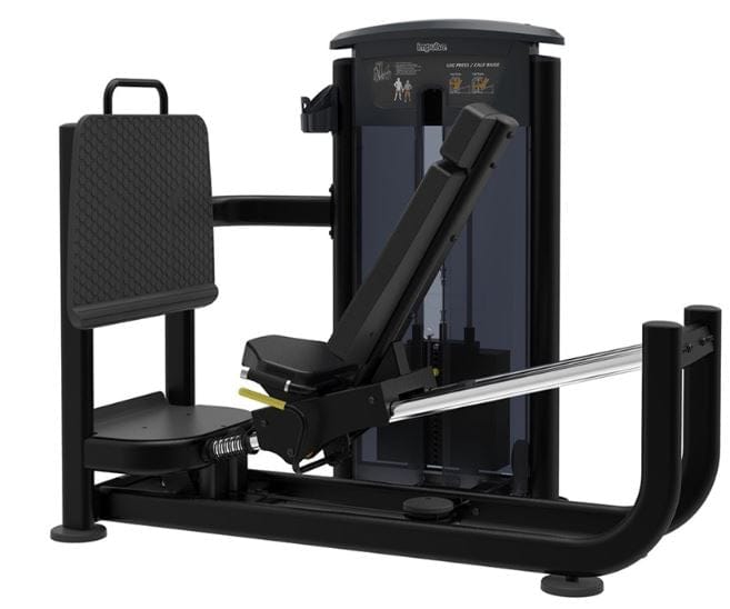 Stack Loaded Leg Machines Impulse Full Commercial Pin Loaded Leg Press 295Lb Stack IT9510 ...