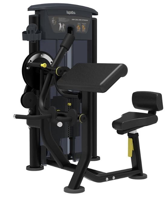Impulse Full Commercial Pin Loaded Bicep Curl/Tricep Curl 200lb Stack IT9533
