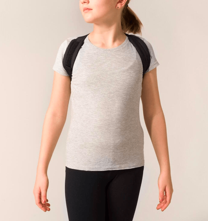 Swedish Posture Women's Posture Reminder T-Shirt Posture Corrector, Black  or White