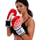 Punch Womens Boxing Gloves - Lip Art  Clearance Sale