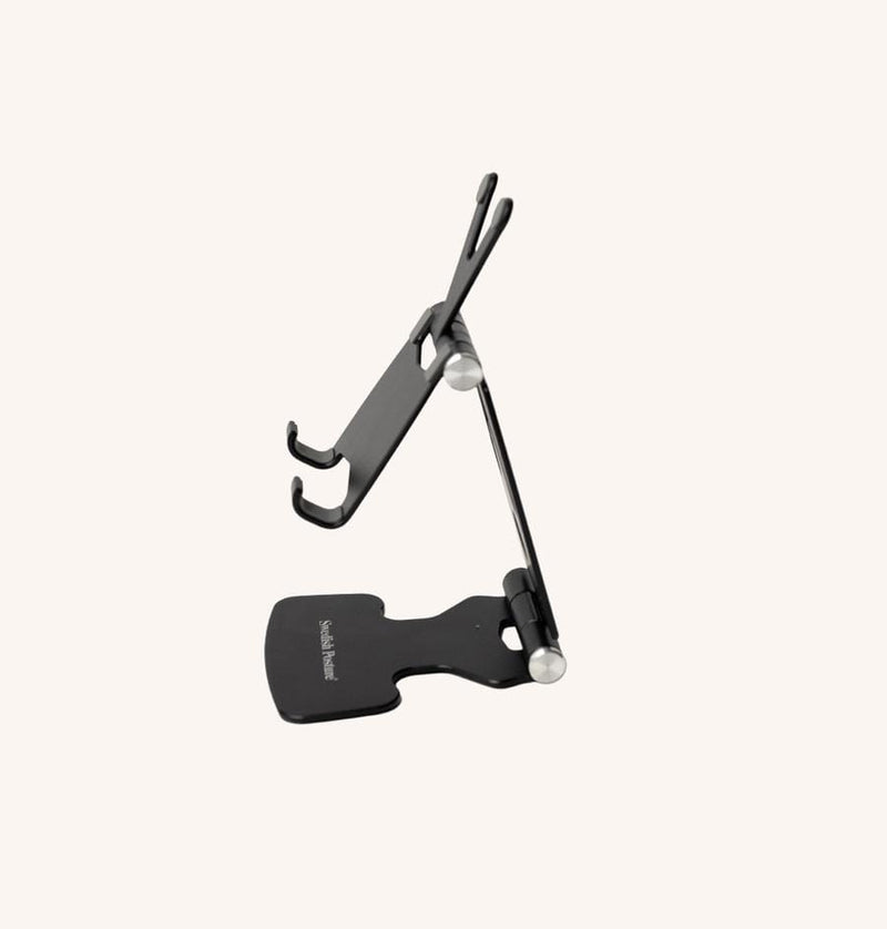 Swedish Posture Universal Compatible Ergonomic Mobile Stand, Black