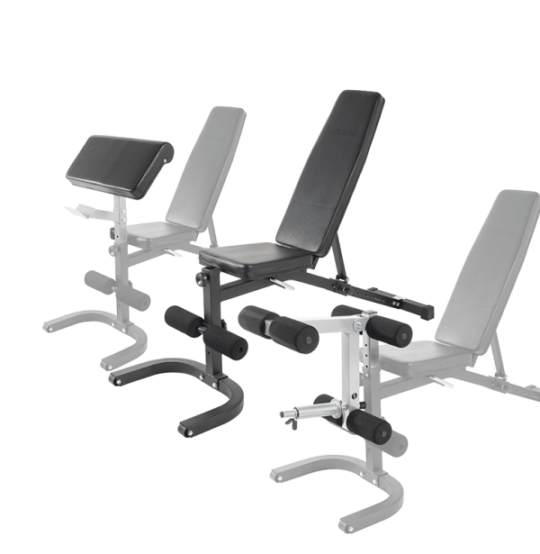Adaptable FID Bench with Leg Developer and Preacher Curl - AVAILABLE FOR IMMEDIATE DELIVERY